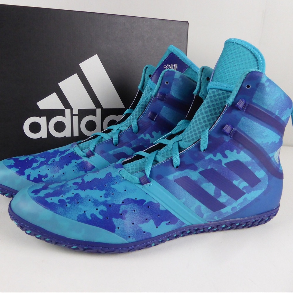Adidas Flying Impact Wrestling Shoes High Tops NIB
